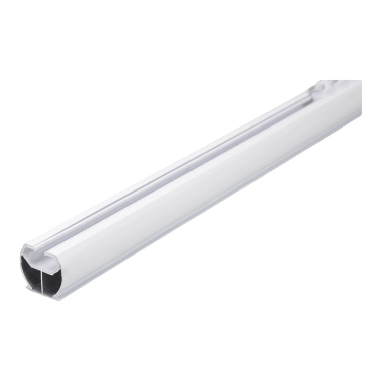 Ceiling-Mounted Flexible Modern Aluminium Window Curtain Track Customizable Length for Living Room