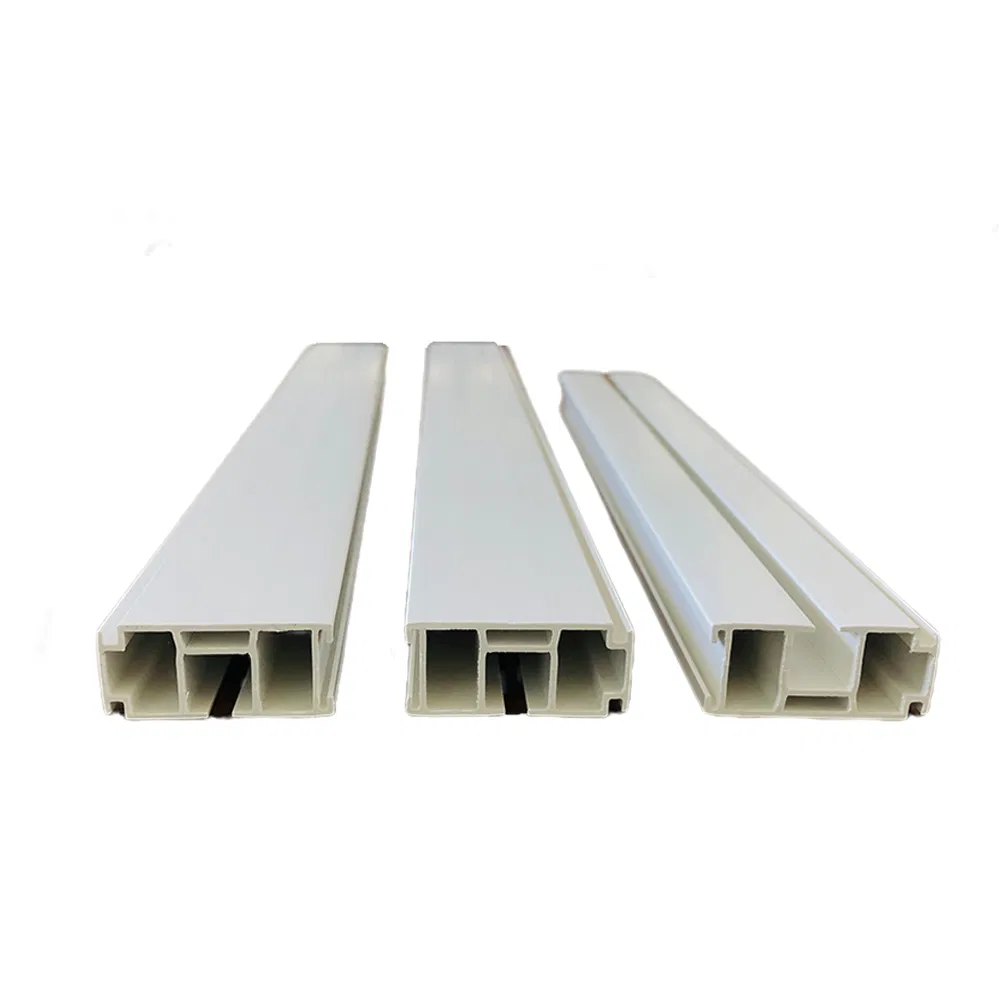 Custom White Rigid PVC Extruded Ceiling Track for Curtains, Easy Installation Slim Design