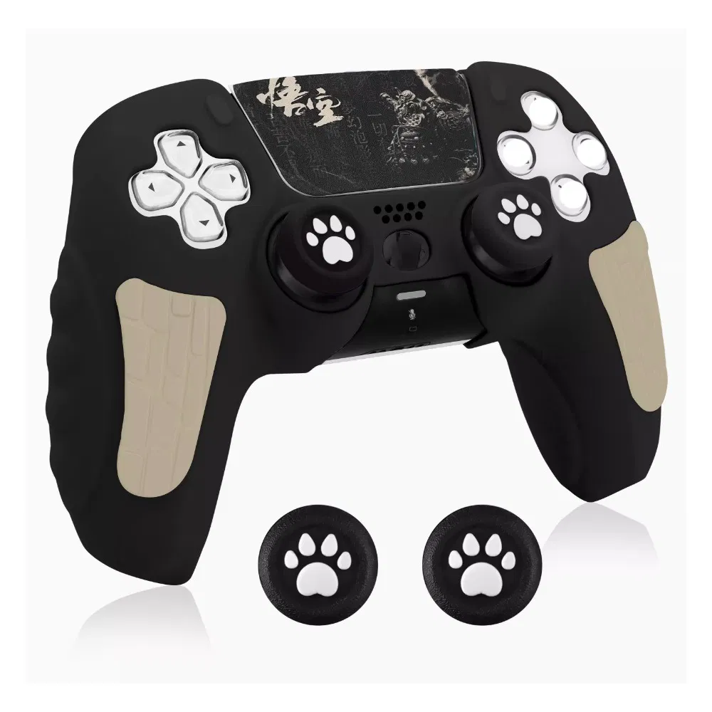 Custom Print Football Club Design Silicone Protective Grip Cover Case for PS-5 Game Controller