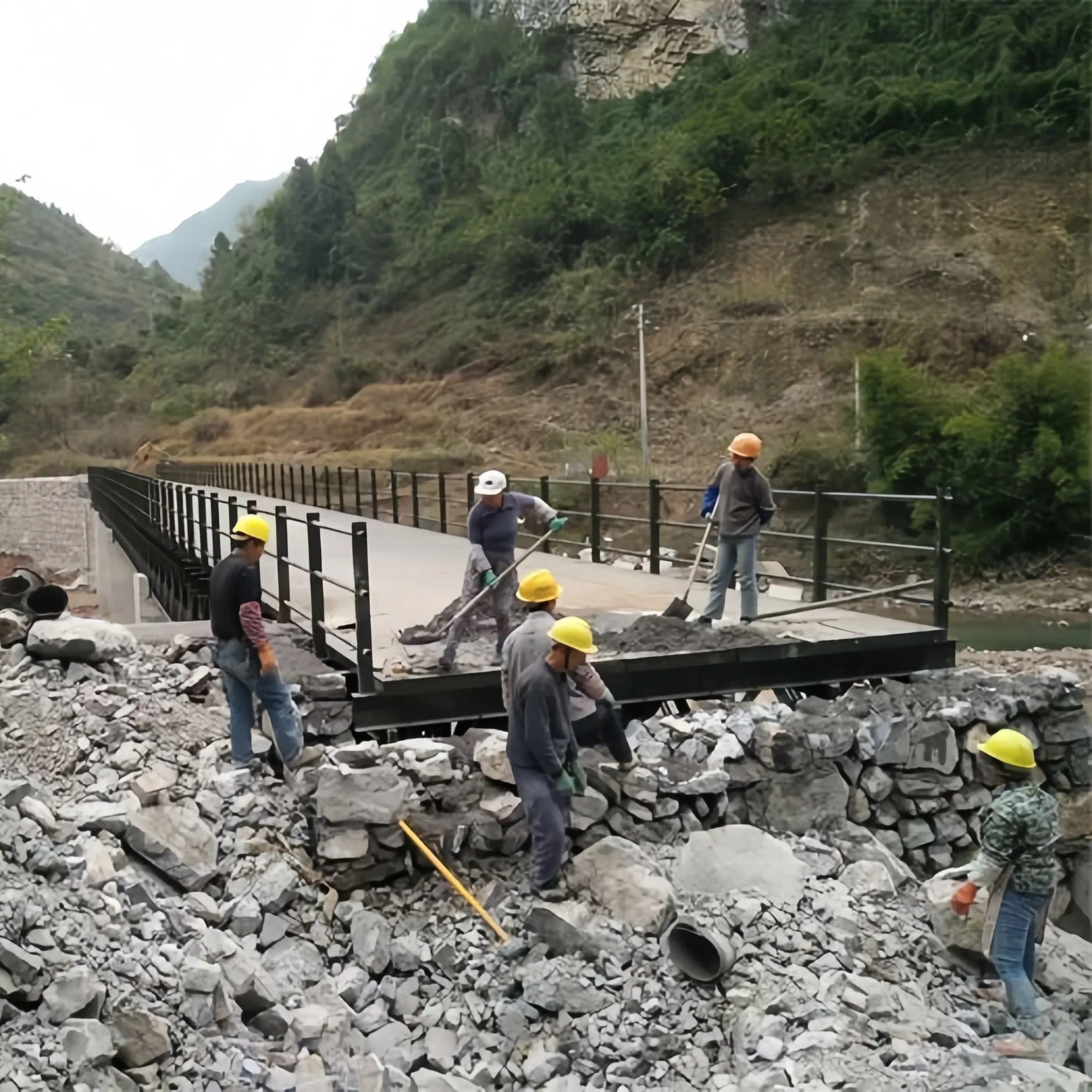 Zb321 Bailey Steel Construction Bridge for Heavy Construction