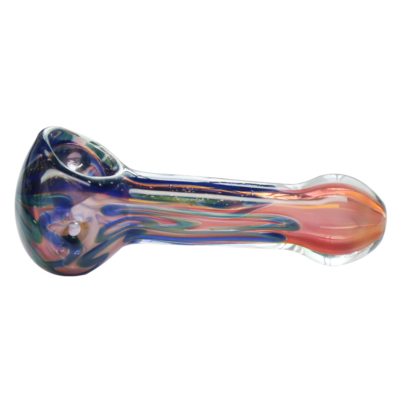 Portable High Borosilicate Glass Colorful Personality Line Glass Pipe High Temperature Resistant Glass Pipes