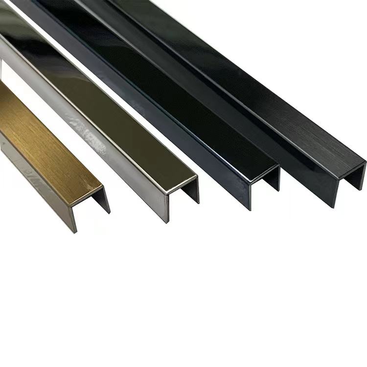 8*8*8mm Wall Corner Protectionstainless Steel U-Shaped Tile Strip Trim