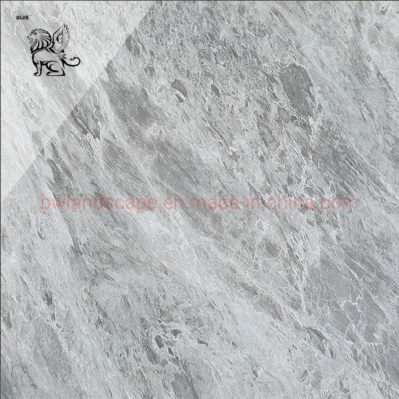 Blve Home Decoration Natural Stone Slab 800*800mm Snow Mountain White Marble Floor Tile