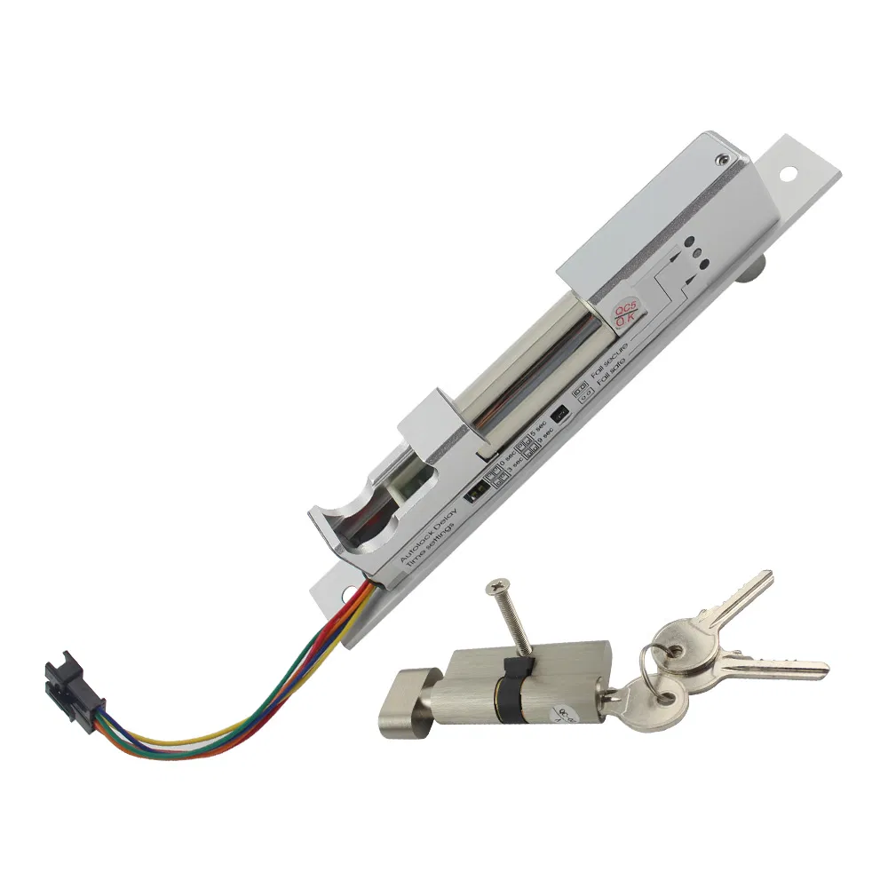 Adjustable Mode Fail-Secure&Fail-Safe Full Solid Stainless Steel Micro Dead Bolt Lock with Emergency Key