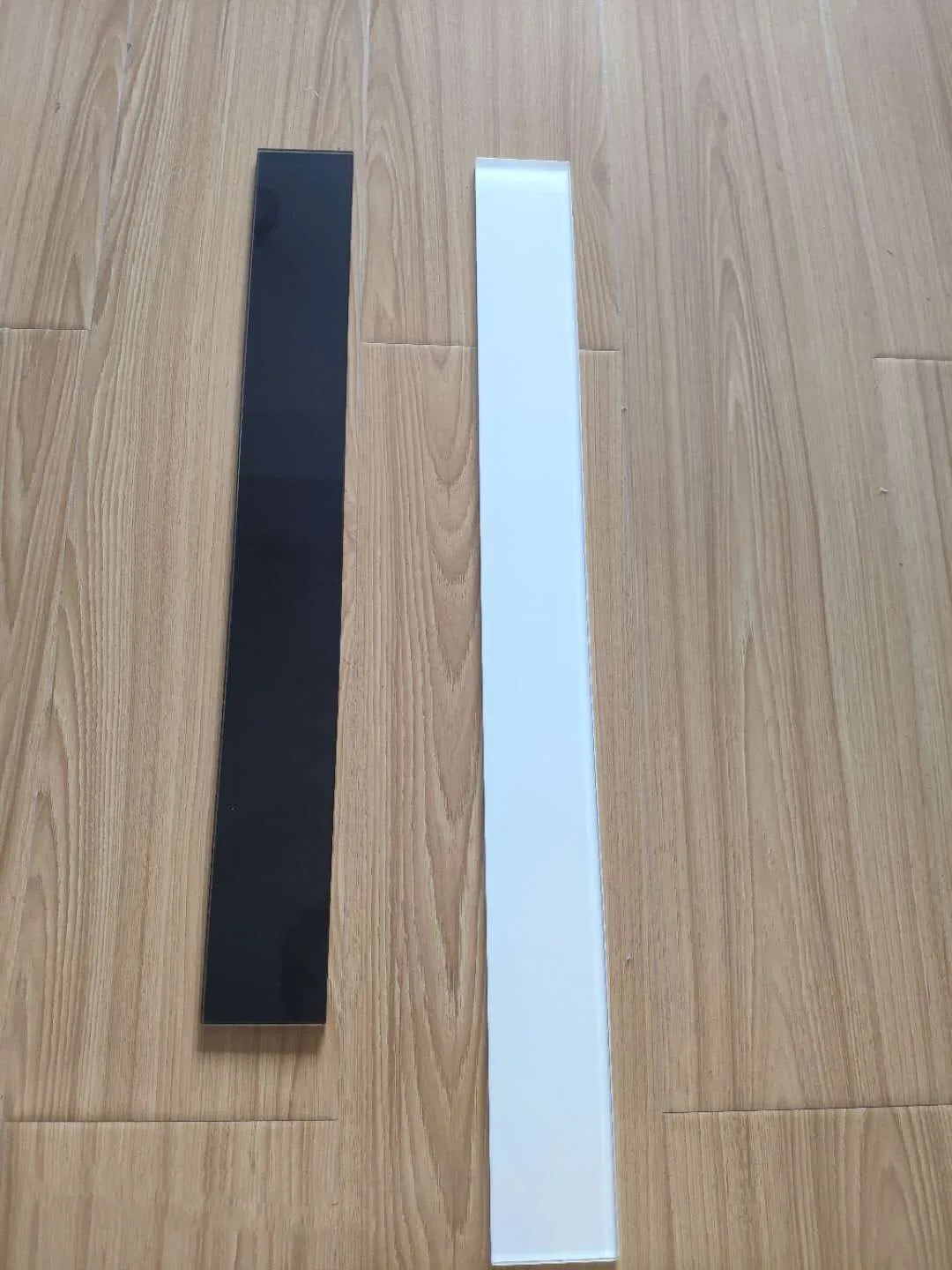 Black Glass Cover Grate Stainless Steel 304 Linear Shower Drain for Bathroom