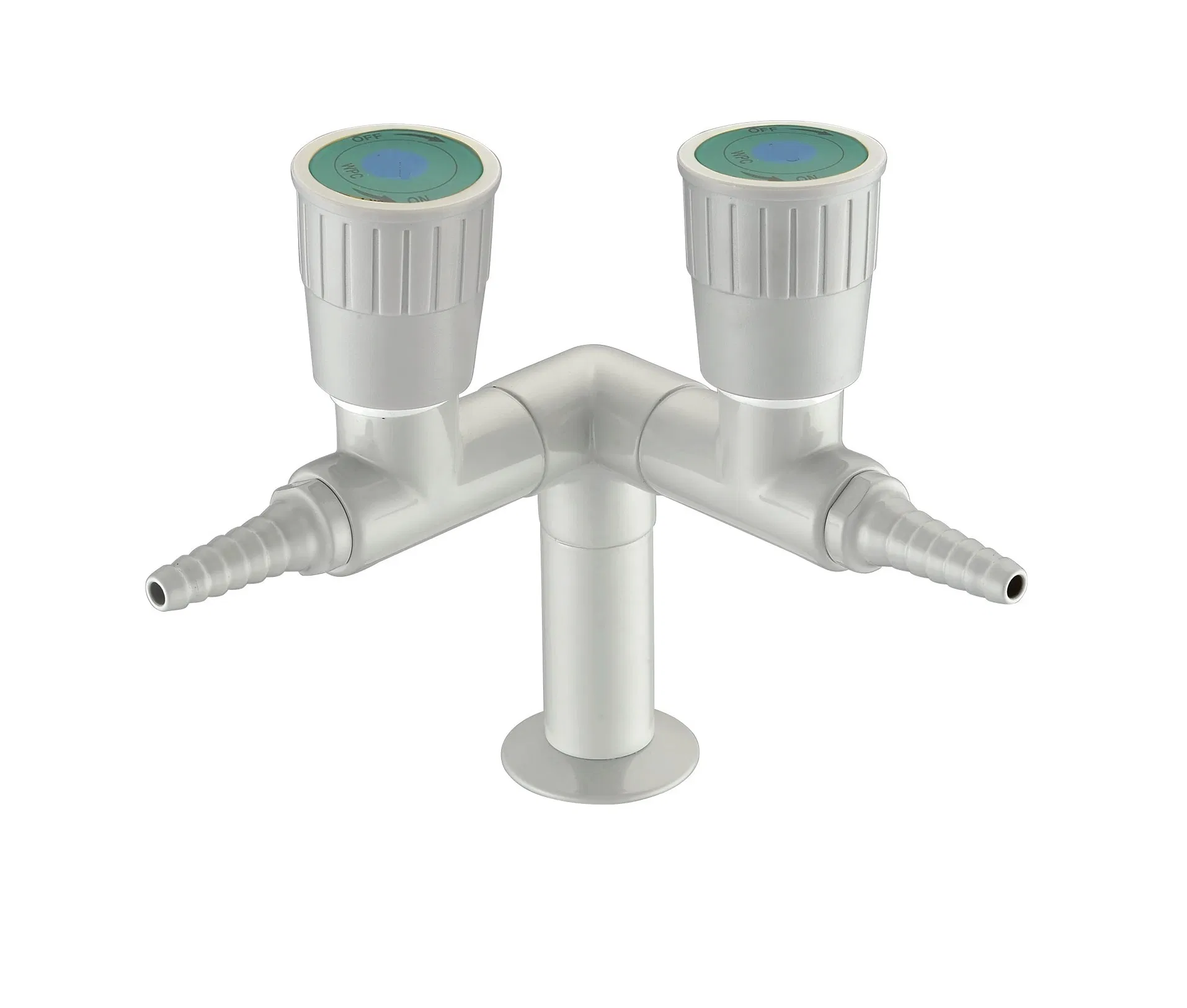 Laboratory Bench-Mounted 90 Degree 2-Way Water Faucet