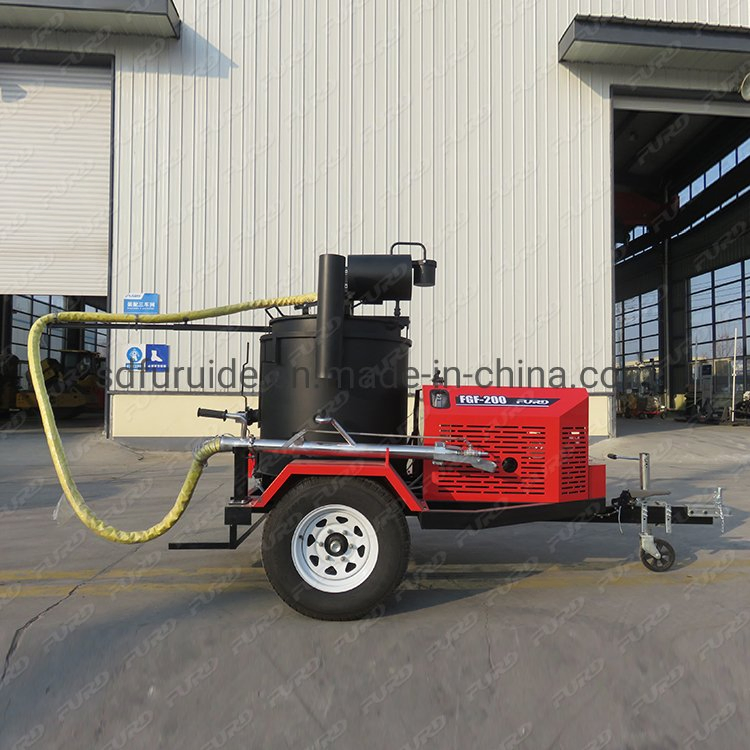 200L Trailer Asphalt Road Crack Sealing Machine Fgf-200