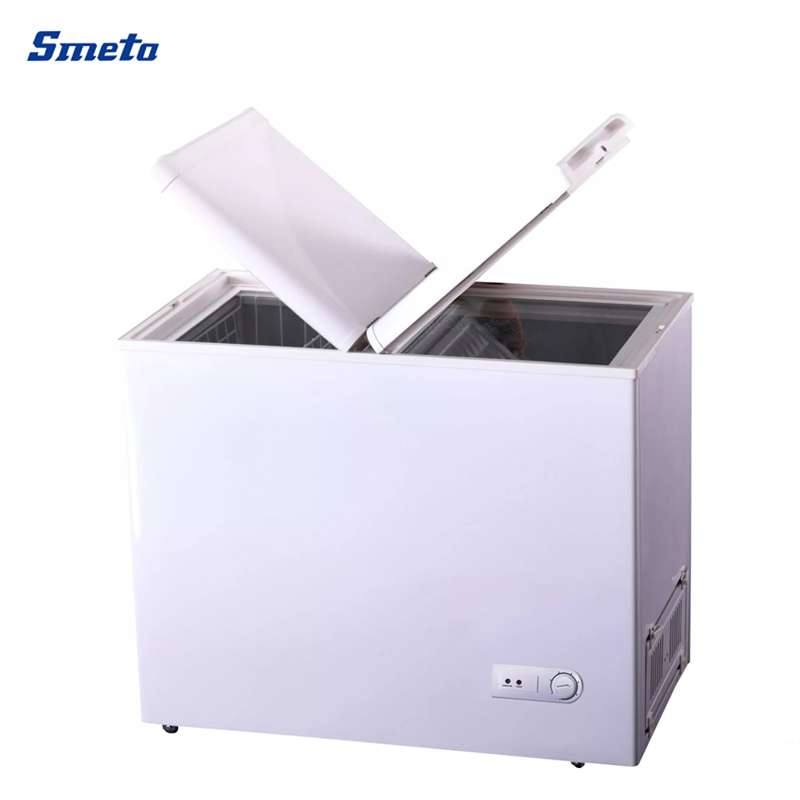 Smeta China Wholesale Kitchen Supermarket Fruit Display Freezer Deep Freezing 520L Cheap Big Capacity Meat Top Open Batch Commercial Chest Freezer