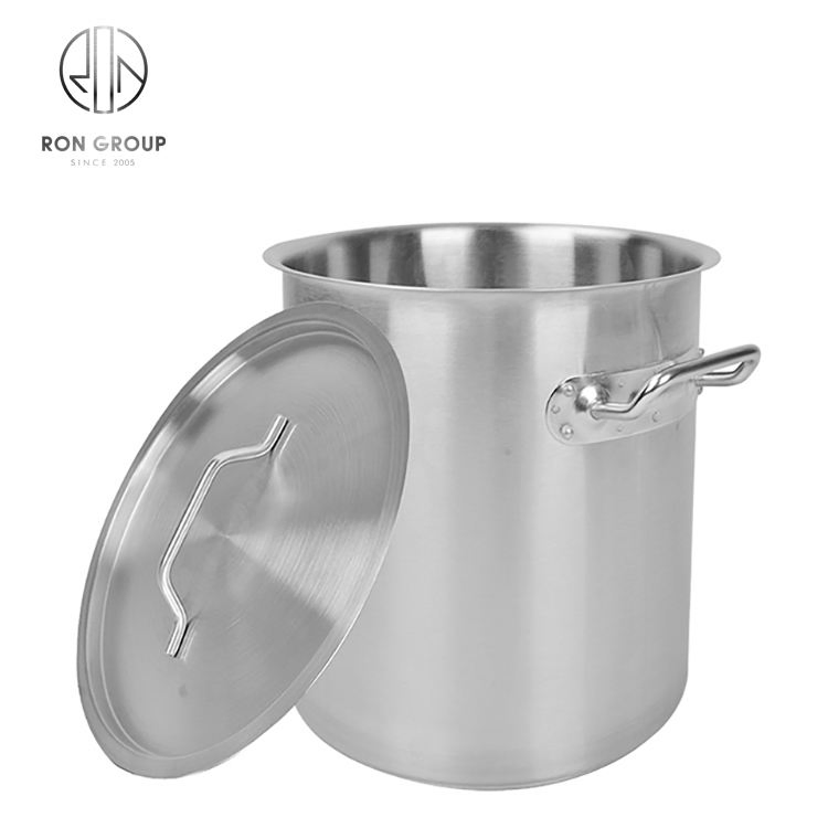 Wholesale Stainless Steel Restaurant Hotel Kitchenware Commercial Customized High Quality Soup Pot