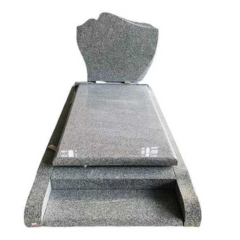 Customized Design Cheap G603 Grey Granite Tombstone Cemetery Monument for Graves