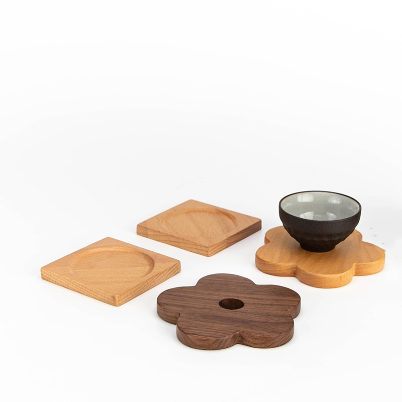 Walnut Frame with Perforated Wooden Base Cushion Mat