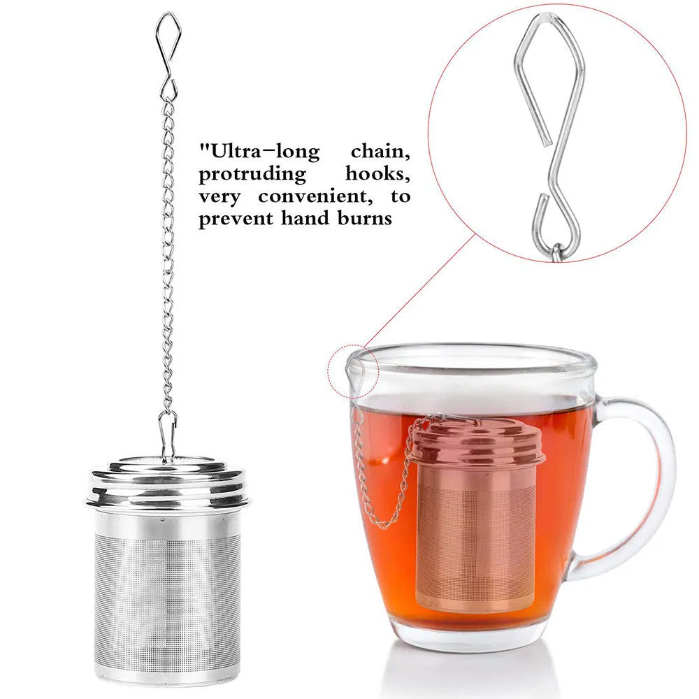Custom Metal Infuser Strainer for Reusable Tea and Coffee