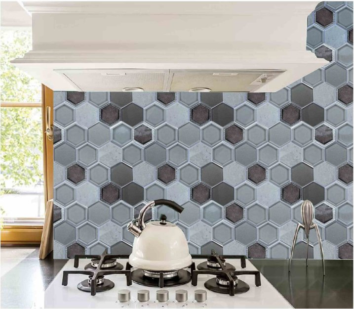 Foshan Manufacturer Glossy Blue Square Glass Swimming Pool Mosaic Tile