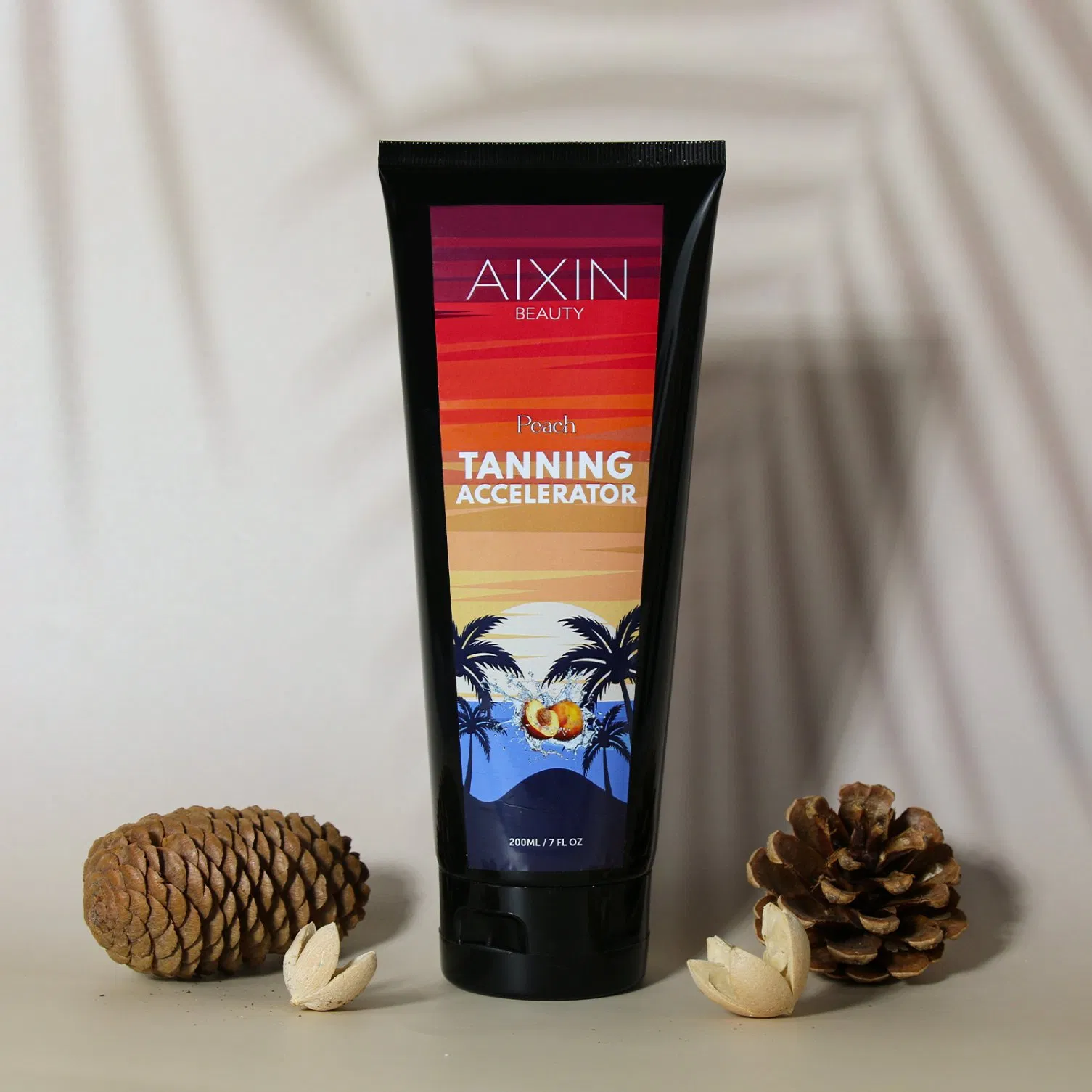Private Custom Peach Tanning Lotion Outdoor Sun Tanning Moisten Cosmetics Skin Care