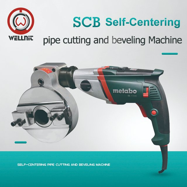 Portable Metabo Motor Automatic Feed Pipe Cutting and Beveling Machine