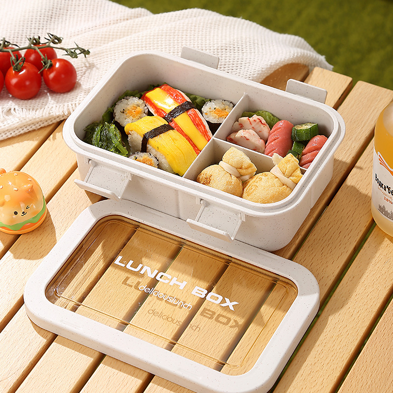 Ultimate Meal Prep Plastic Lunch Box with Smart Compartments
