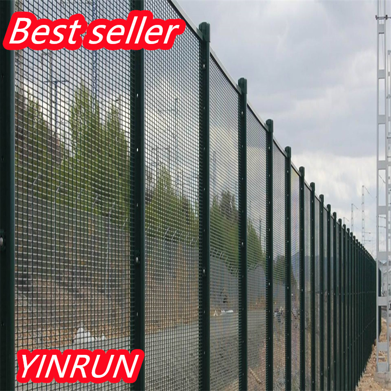 Long-Last Corrosion Resistance Durable PVC Coated 358 Anti Climb Railway Fence