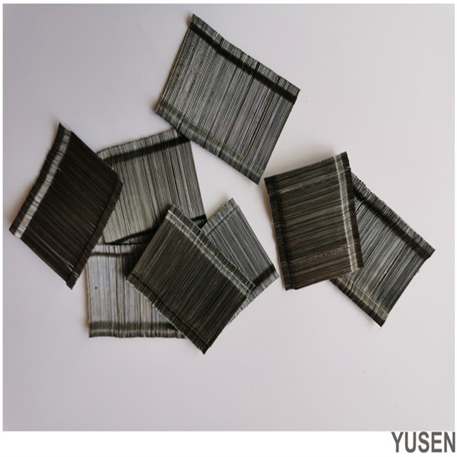 Diameter 0.53mm 1200MPa Glued Steel Fiber for Concrete in Construction Engineeting Project