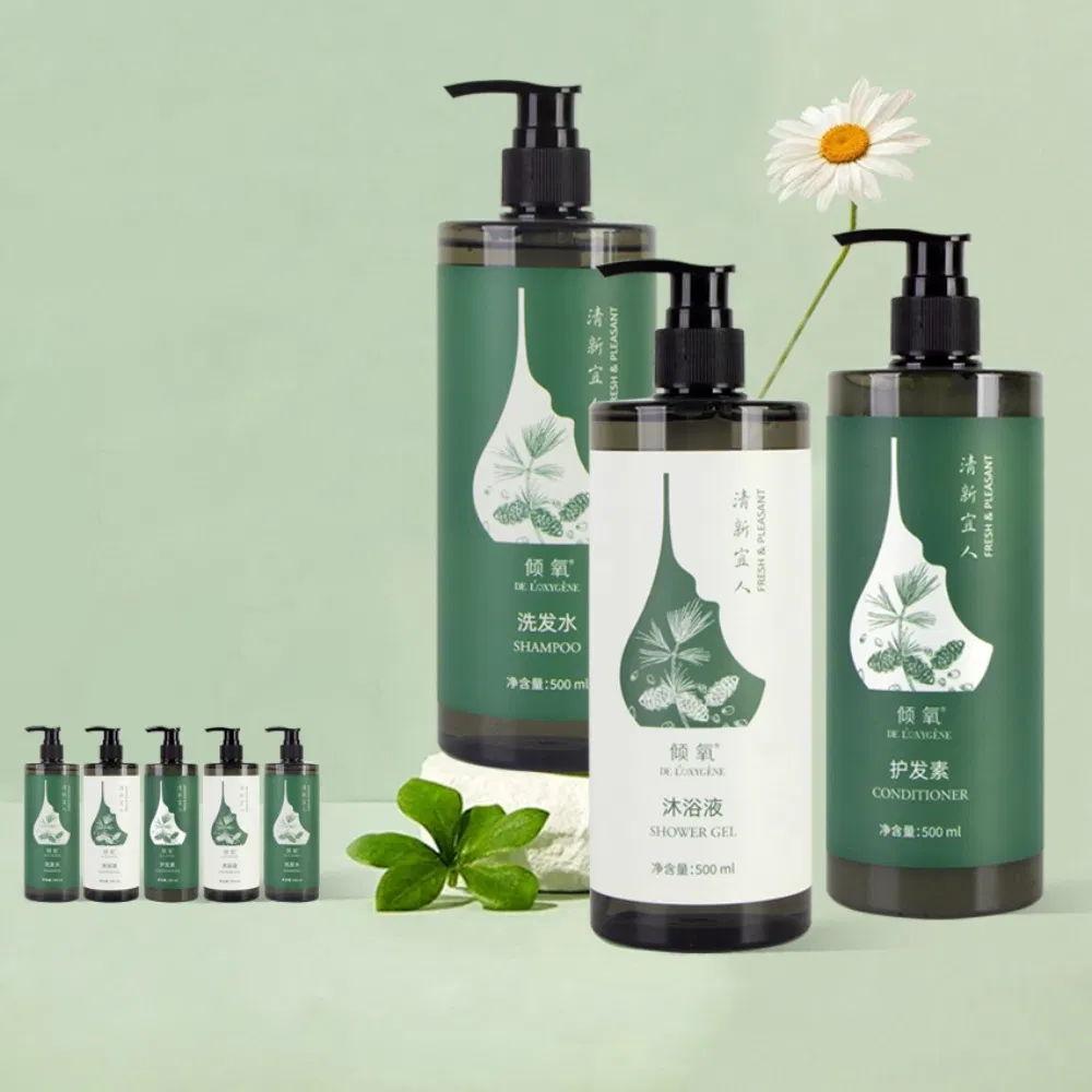 Premium SPA Hotel Toiletries Refreshing and Moisturizing Pump Bottle Shower Gel Bottle
