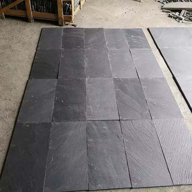 Natural Split Finish Black/Blue Slate Paving Stone for Floor Tiles