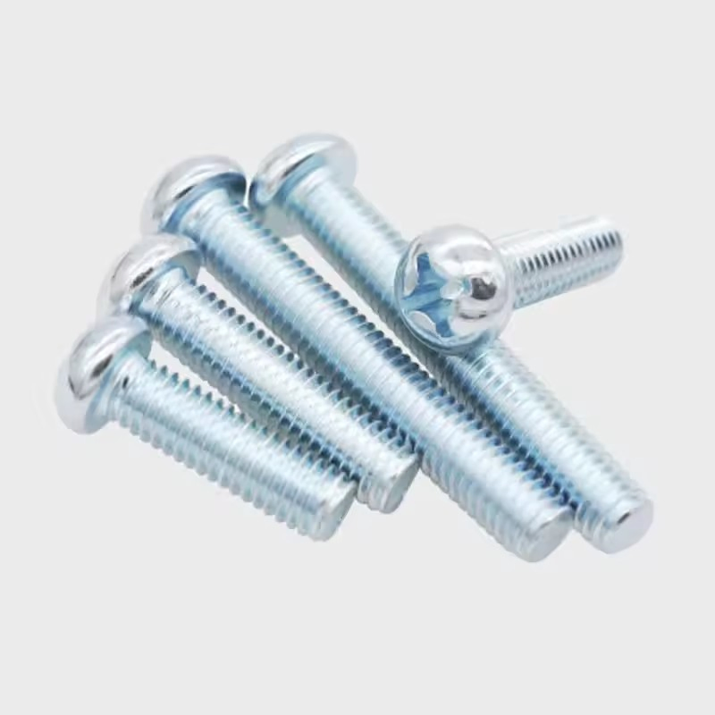 0-80 2-56 5-40 Steel Zinc Plated Pan Head Phillips Screw