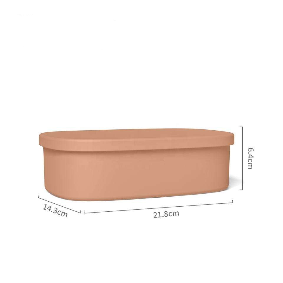 Collapsible Silicone Food Storage Container for Convenient Lunch Packing