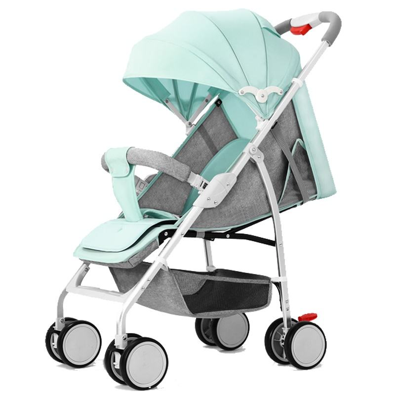 Wholesale Four Wheels Pram Bike Baby Tricycle Customized Lightweight Folding Stroller