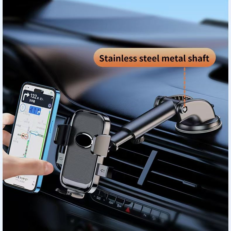 Держатель телефона для авто с присоской на центральную консоль