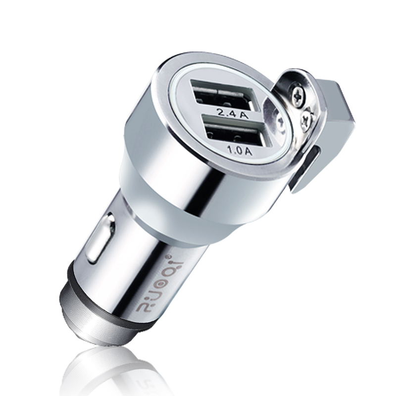 Автомобильный адаптер с USB и аварийным набором