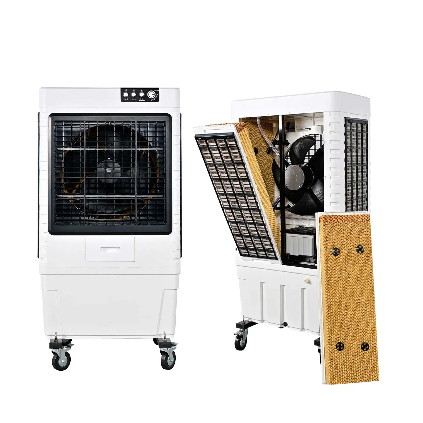 15000cfm 120liter-Water-Tank Portable Evaporative Cooling Air Cooler with Dusty-Filter for Outdoor Use