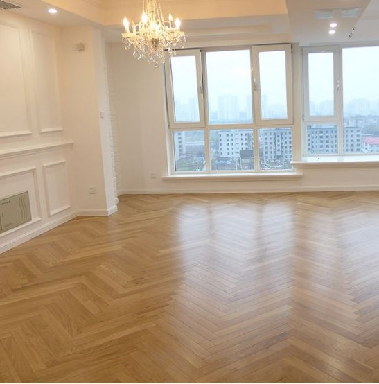 Fire Proof Flooring AC5 Waterproof Fish Bone Fashion Looknon-PVC Flooring Hybrid Mineral Board Mineral Flooring Mineral Core Flooring Antibacterial MGO Flooring