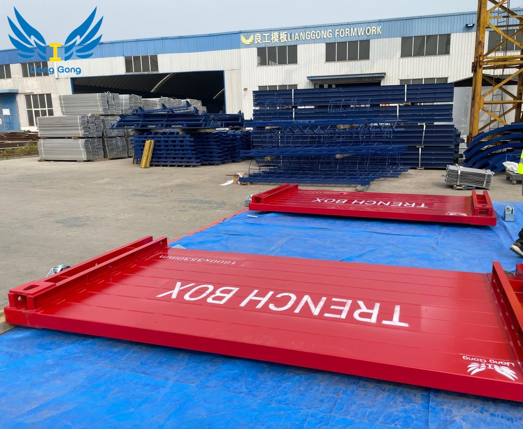 Factory Manufacturer Popular Trench Box Formwork for Pipe Laying Construction Formwork