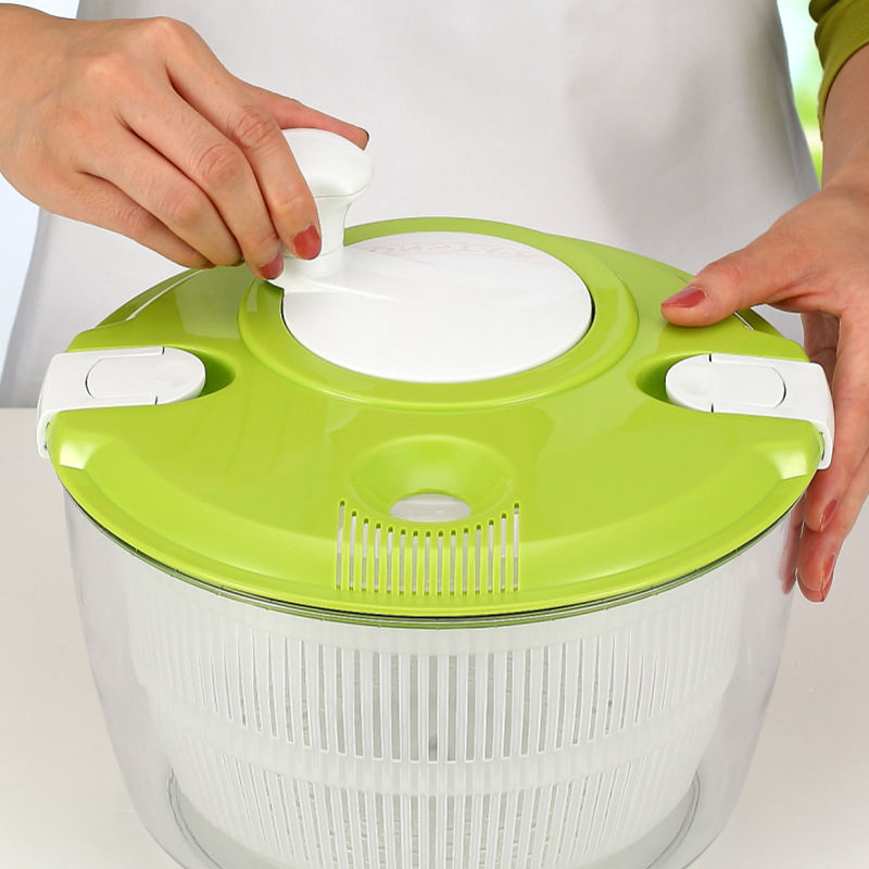Plastic Manual Fruit and Vegetable Salad Spinner
