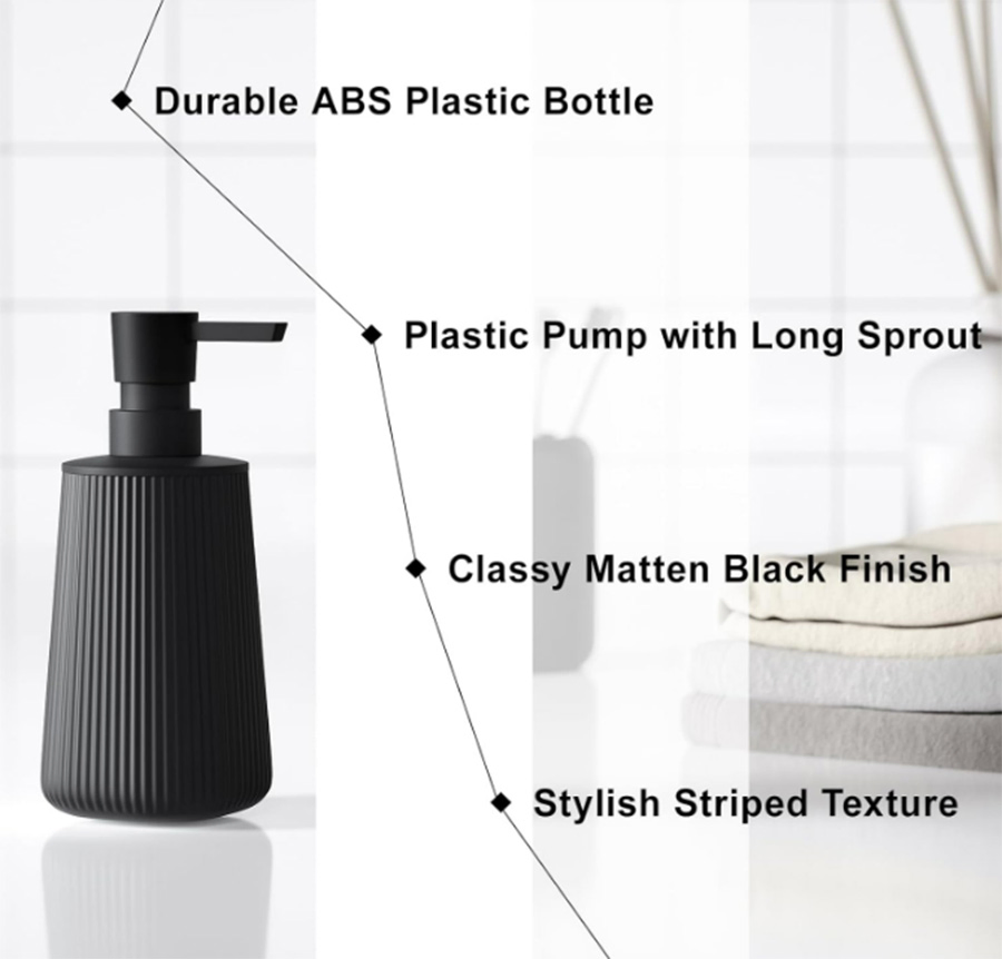 Dish Soap Dispenser Bathroom Matte Black Soap Dispenser