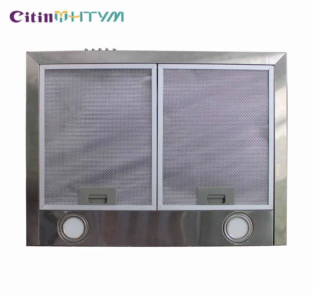Factory OEM Stainless Steel 600mm Pyramid Style Efficient Kitchen Range Hood