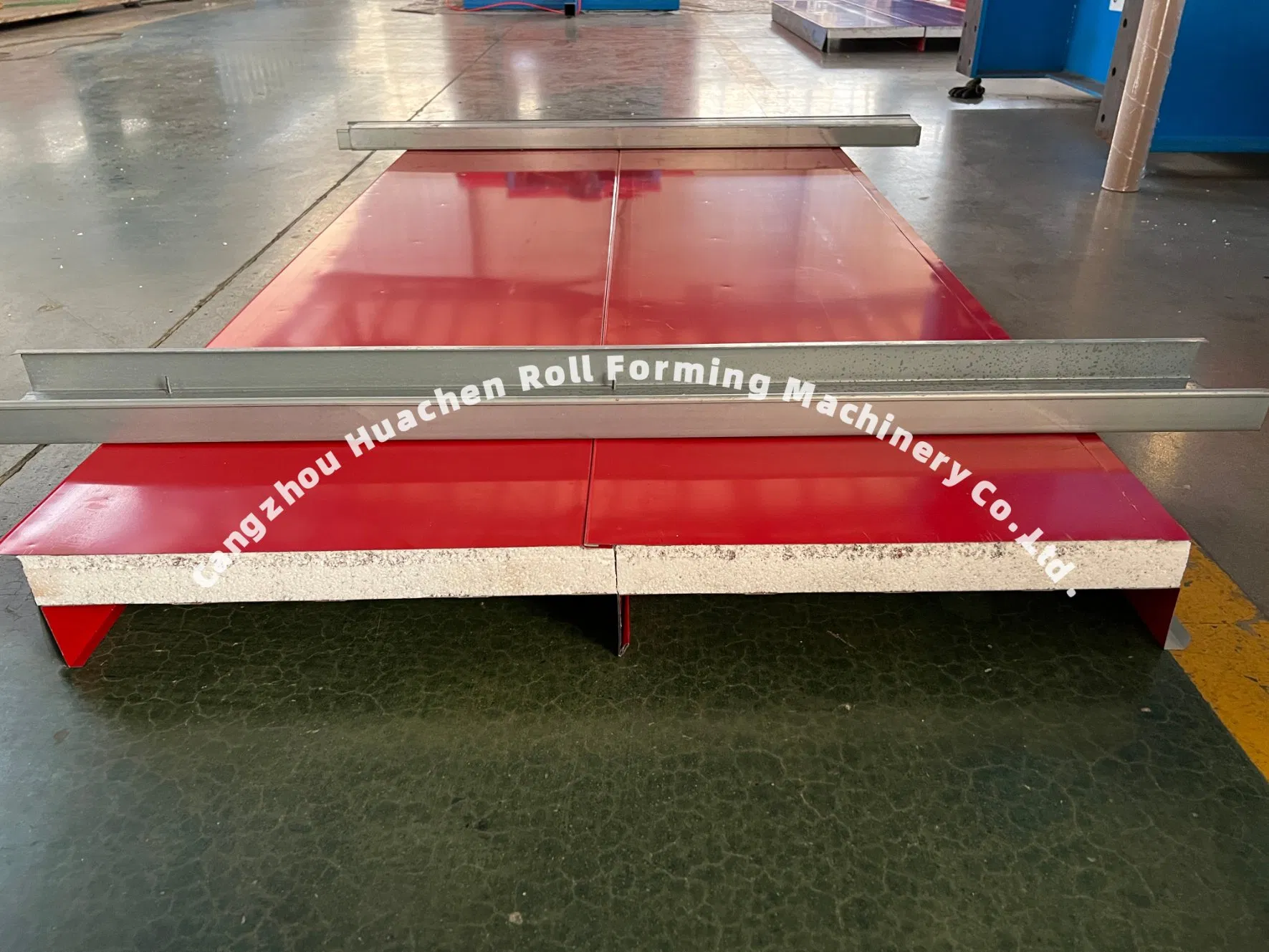 EPS Rock Wool Sandwish Panel Production Line Machine