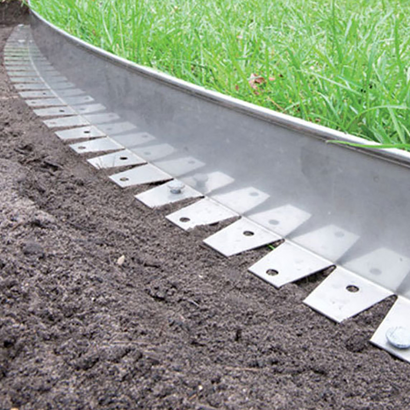 Jnz Manufacturer Supply Lawn Flexible Garden Edging Border Rust Stainless Steel Garden Edging
