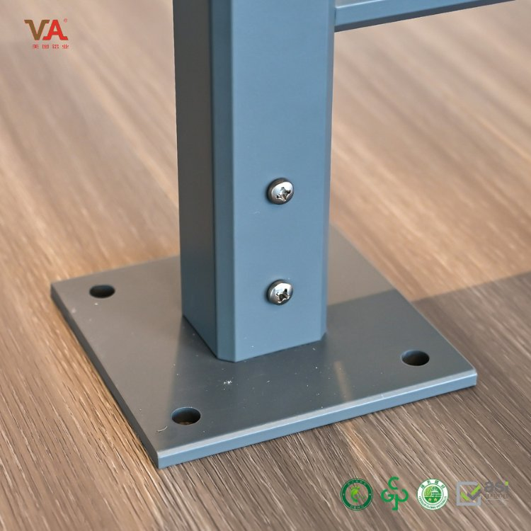 Stylish Modern House Fence Aluminum Glass Railing