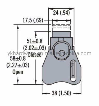 Padlockable K3 Link Lock Draw Latch Wing Turn Latch