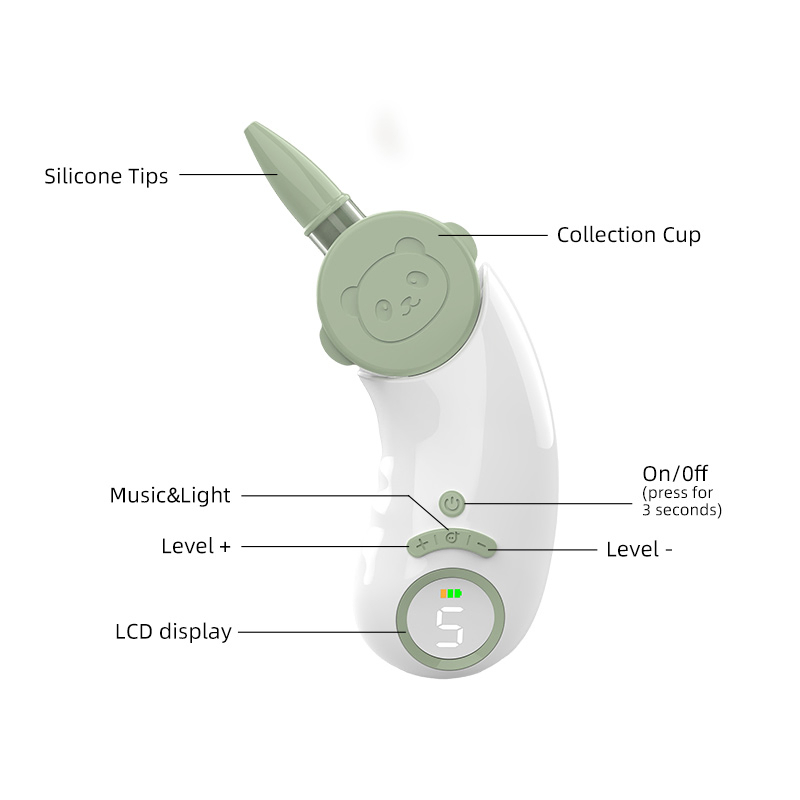 2026 New Pattern Baby Electric Nasal Aspirator Manufacturers of Baby Nasal Aspirator