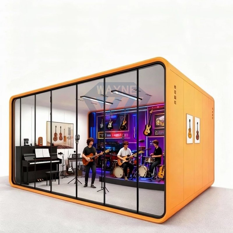 Demountable DIY Mobile Office Booth for Meeting Room