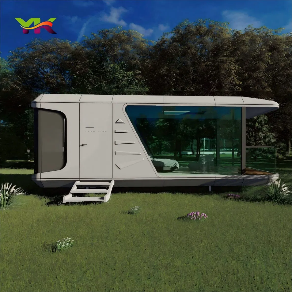 Modular Outdoor Space Capsule House Pod Factory Price Modern Mobile Hotel Tiny Apple Smart House Prefabricated Cabin Casas Prefabricadas Prefab House Home