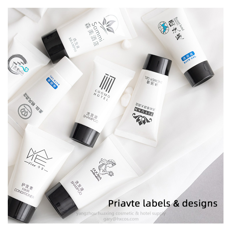 Hotel Shampoo and Shower Gel Set with Eco-Friendly Packaging