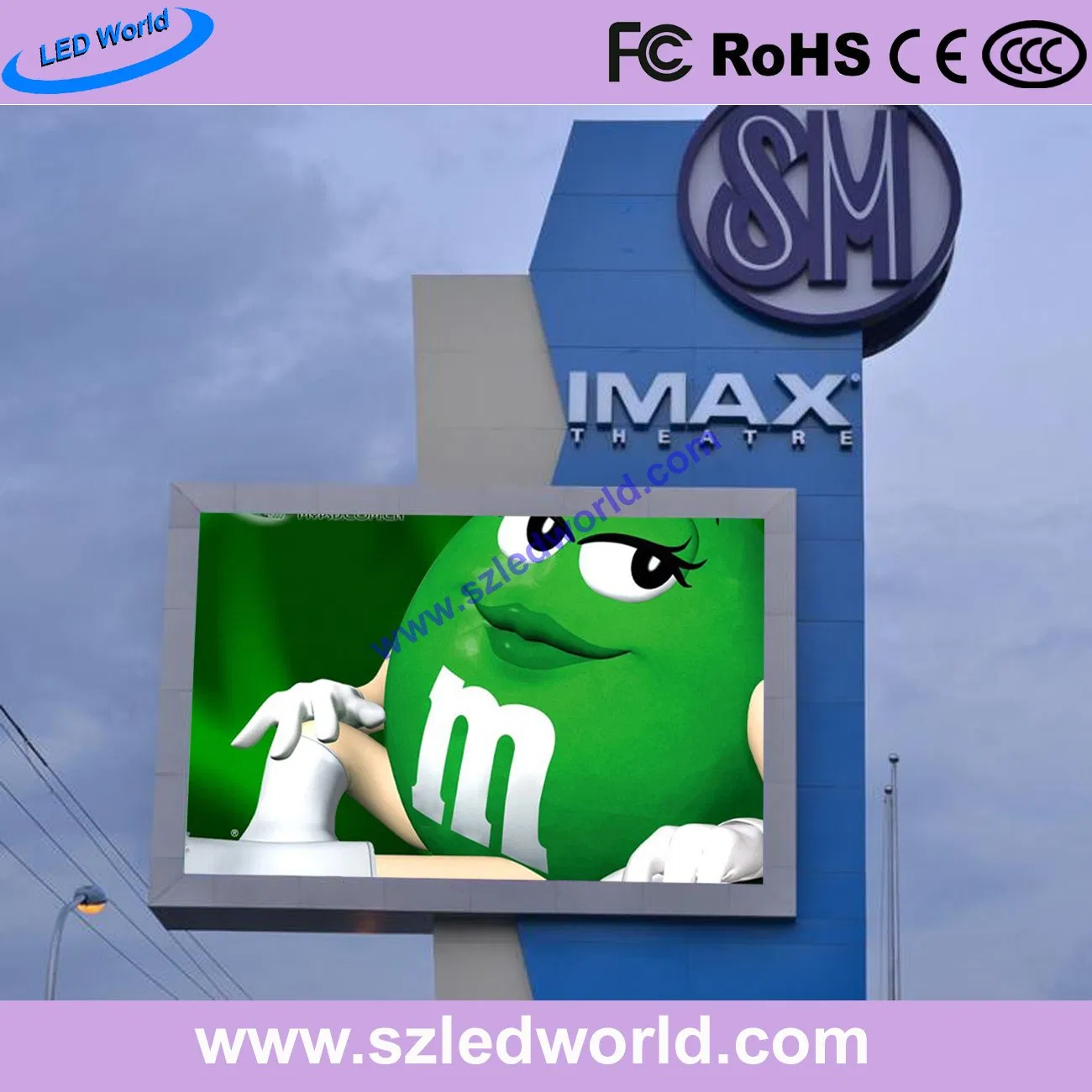 P4.81 Full Color Ce Indoor LED Billboard Display for Advertising