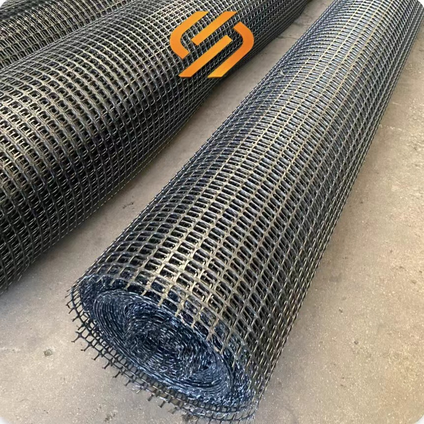 Plastic Road Geo Grids PP Biaxial Geogrid 30kN 40kN for Road Geogrid