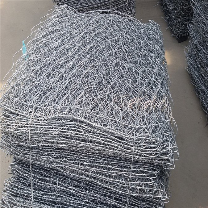 2m X 1m X 1m Galvanized Hexagon Mesh Stone Gabion Basket Top Rated Woven Gabion Box Gabion Basket Sack Gabion High Quality PVC Coated Heavily Galvanized Gabion