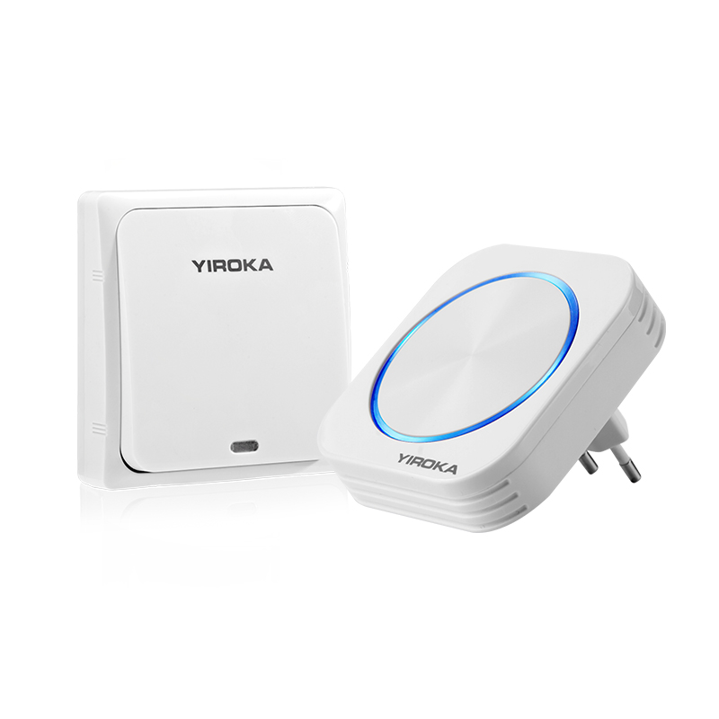 Long Range Kinetic No Battery Wireless Plug in Doorbell