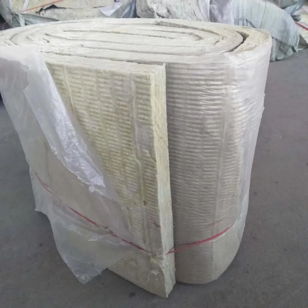 Thermal Insulation Material for Steam Boiler Pipes Aluminum Silicate Felt High Temperature Glass Wool Felt Glass Wool Tube Shell