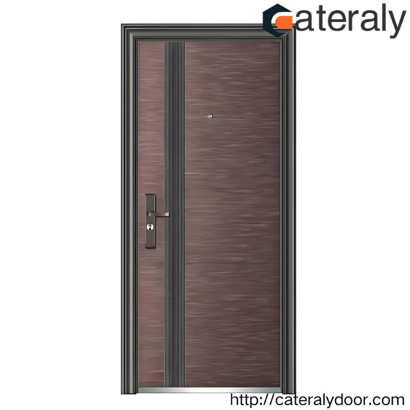 Cateraly Durable Soundproof Residential Door with Adjustable Hinges for Easy Installation with Hardware