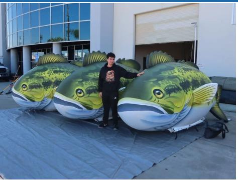 2023 New Air Sealed Inflatable Fish